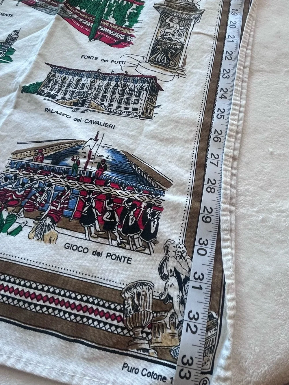 Italian Kitchen Tea Towel Pisa